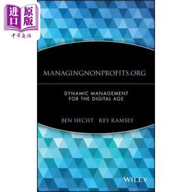 预售 【中商原版】Managingnonprofits Org Dynamic Management 英文原版 管理非营利组织网站 数字时代的动态管理