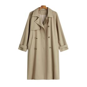 春秋新款【中长款 风衣外套女】时髦流行 英伦风大衣日系