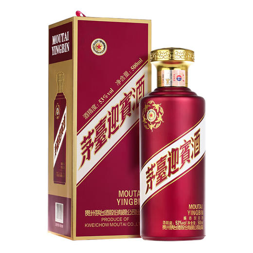 茅台迎宾酒 紫迎宾 53度500ml 商品图0