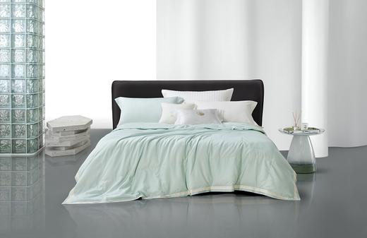 罗莱 粹 超柔无边天山雪鹅被-夏 苍岭绿 商品图0