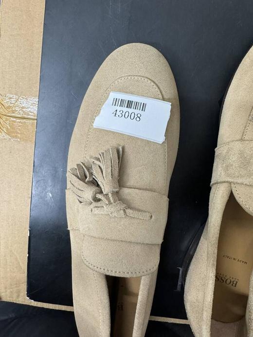 瑕疵HUGO BOSS/胡戈波士 男士英伦风一脚蹬豆豆鞋 商品图6