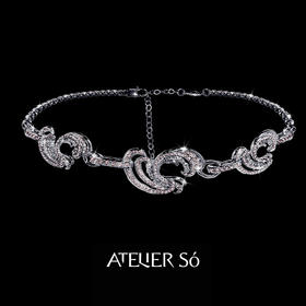 ATELIERSÓ 23AW KARAT 克拉系列-克拉爱心拼钻颈圈