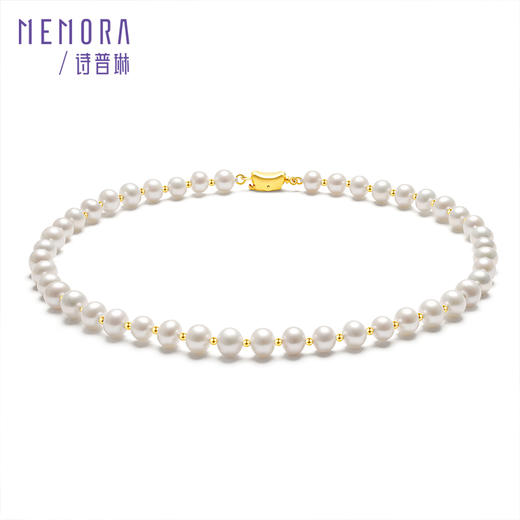 【任选3件1998元】百搭神器淡水珍珠项链银S925项链送女友礼物MEMORA诗普琳ZNE01601（线上专供) 商品图8