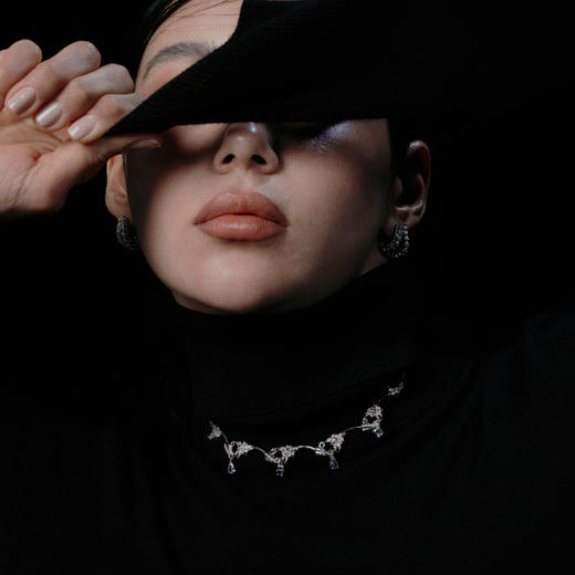 ATELIERSÓ 23AW KARAT 克拉系列-小箭矢拼钻项链 商品图4