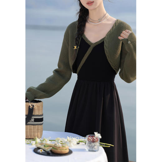 鹿向南《温柔时光》两件套连衣裙 商品图3