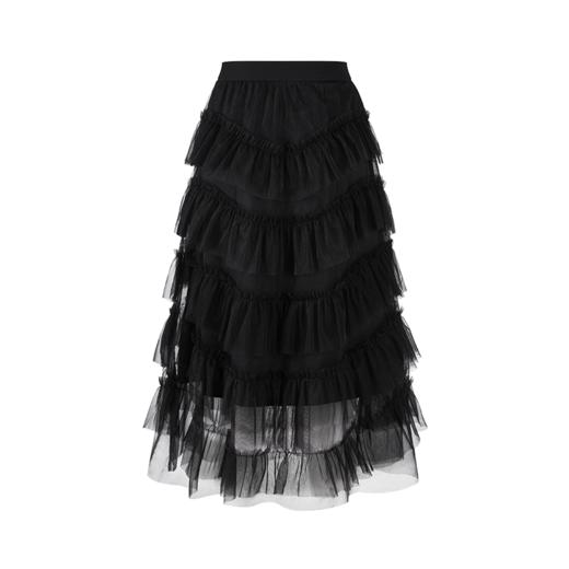 HL2DSSSK1015 腰头水钻logo蛋糕纱裙 商品图4