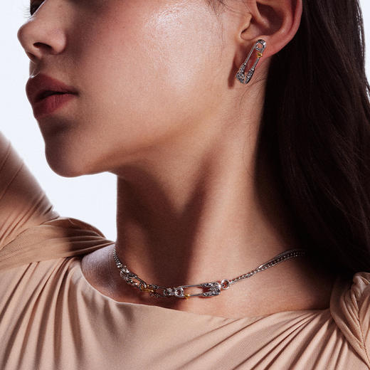 ATELIERSÓ 23AW SIREN 塞壬系列-纹理别针环扣项链 商品图2