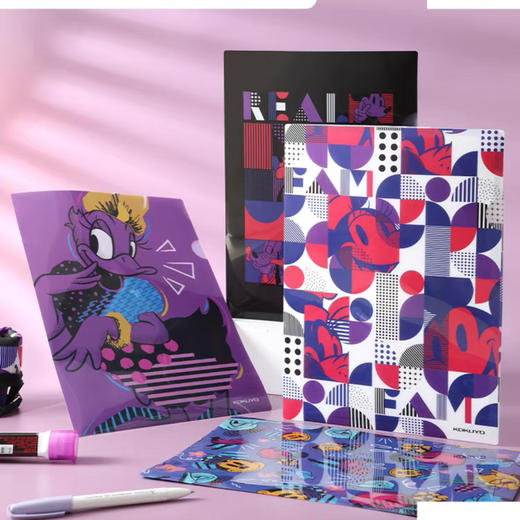 迪士尼系列单片文件夹 4片混装（颜色图案随机） 商品图1