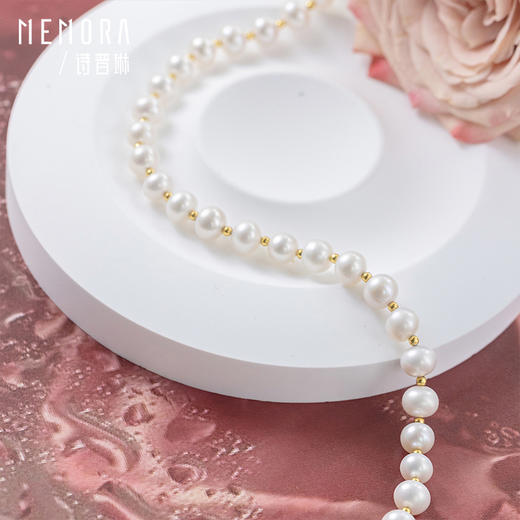 【任选3件1998元】百搭神器淡水珍珠项链银S925项链送女友礼物MEMORA诗普琳ZNE01601（线上专供) 商品图6