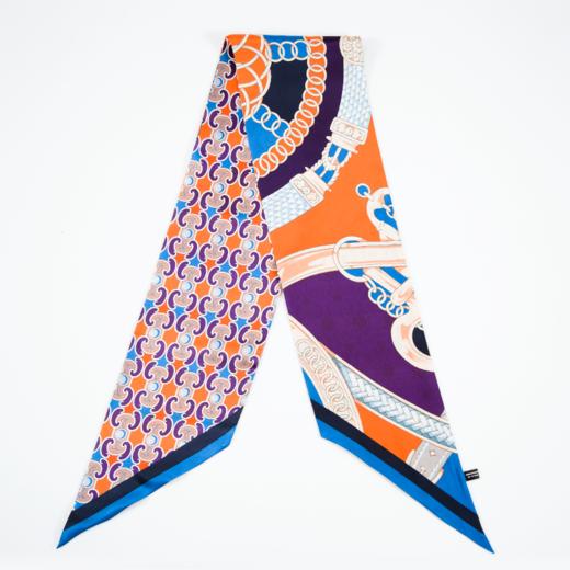 鑫缘 真丝双层素绉缎长巾 HA4692 商品图8