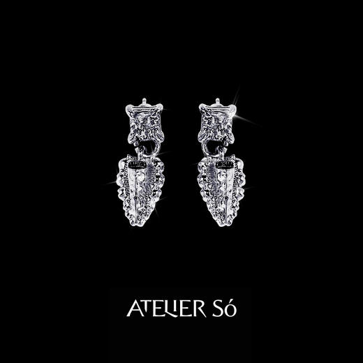 ATELIERSÓ 23AW KARAT 克拉系列-箭矢吊坠耳钉 商品图0