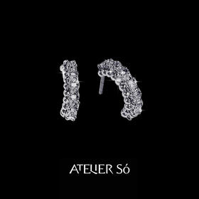 ATELIERSÓ 23AW KARAT 克拉系列-克拉素圈耳钉