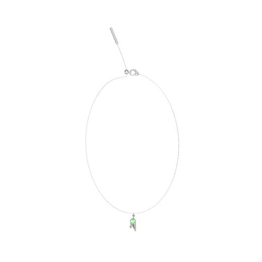 贝林自然世界甜筒冰淇淋白金色绿东陵耳针戒指项链手链 商品图4