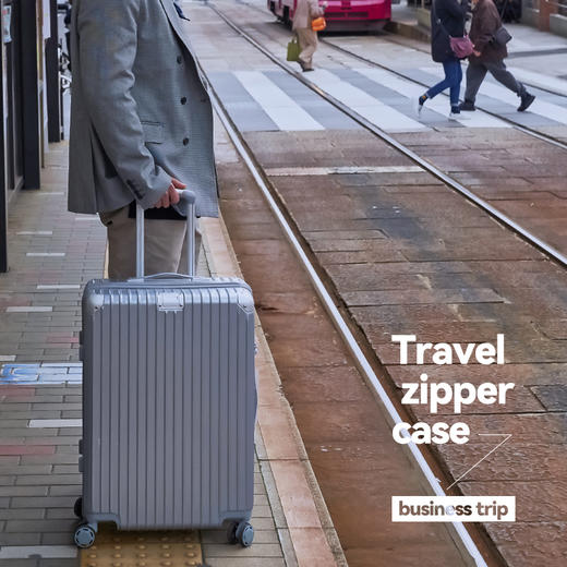 银座加厚结实耐用行李箱大容量旅行拉杆箱拉链箱密码箱A8953L 商品图9