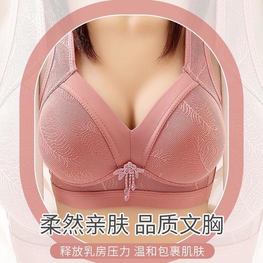 TZF-2024新款女士文胸内衣背心式侧收聚拢无钢圈收副乳上托防下垂胸罩 商品图4