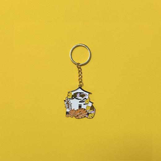 乌镇景区官方文创纪念品 印象乌镇系列春夏秋冬景色钥匙扣 商品图4