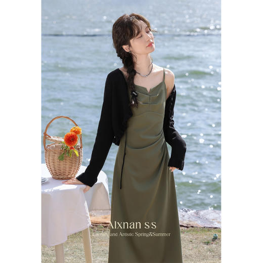 【6折秒杀】鹿向南《盎然春意》法式时尚早春新款气质开衫上衣L33618 商品图3