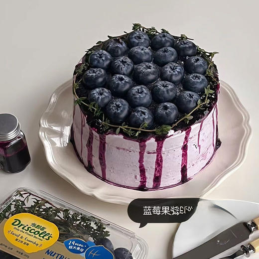 蓝莓特调奶油蛋糕 商品图0