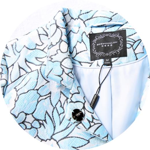 --【伯妮斯茵】161D151--蓝色风衣--长满向日葵的小屋--《生命之美-梵高的花园》 商品图8