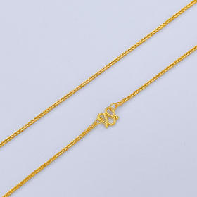 【限时克减150元】足金999.9 方肖邦项链(XL00013-01)补差价）预售产品下单后不退款不退货不换货不补差价