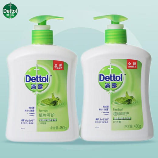 滴露滴露洗手液植物呵护450g+450g清香家用滋润清洁 经典松木450g+滋润倍护450g 商品图7