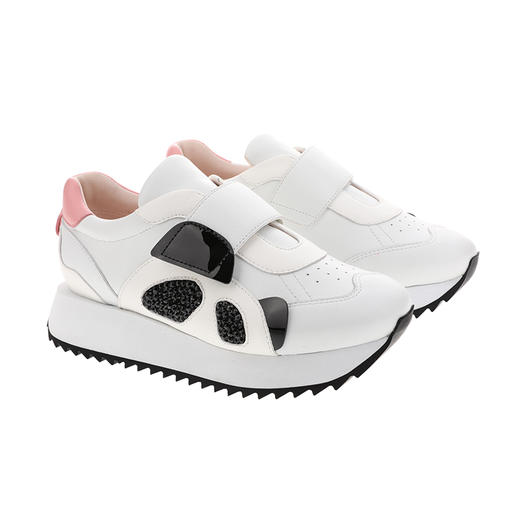 sheme国宝小白系列烫钻熊猫头休闲时尚童趣运动鞋男女童鞋可定制 商品图5