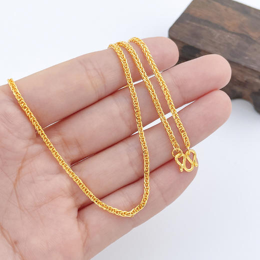 【限时克减150元】足金999.9 方肖邦链项链(XL00013-13)预售产品下单后不退款不退货不换货不补差价 商品图2