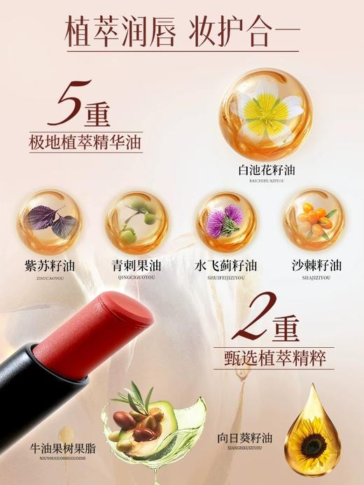 柔润变色唇膏-枫糖番茄   草本护肤 商品图3