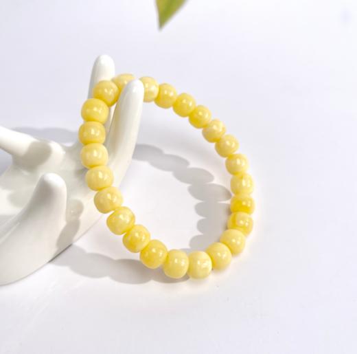 HZ~蜜蜡单圈老型珠约8mm手串 商品图0