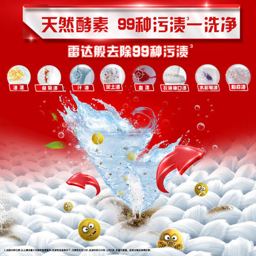奥妙（OMO）深层洁净洗衣液1kg天然酵素去顽渍长效抑菌99%除菌薰衣草持久留香 商品图3