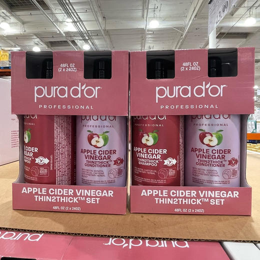 打折了📣Pura d‘or苹果醋洗发水709ml➕护发素709ml，美国🇺🇸直邮特价299元 商品图6