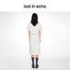 lost in echo2024春季新品设计师品牌双拉链珠片牛仔鱼尾半裙 商品缩略图4