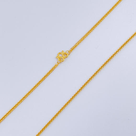 【限时克减150元】足金999.9 方肖邦链项链(XL00013-13)预售产品下单后不退款不退货不换货不补差价 商品图0