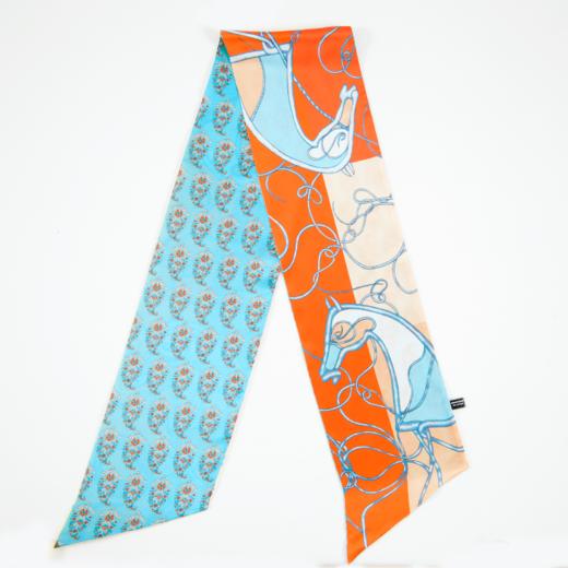 鑫缘 真丝双层素绉缎长巾 HA4692 商品图2