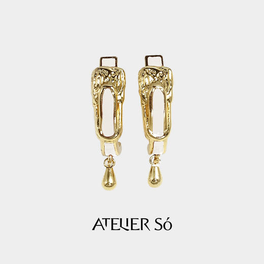 ATELIERSÓ 23AW SIREN 塞壬系列-别针珐琅彩耳钉 商品图4