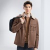 柒牌男士翻领夹克2024冬季新款中青年工装保暖厚外套	127K70010 商品缩略图1