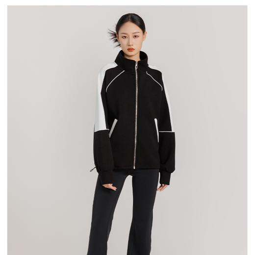 weyo女款空气层插肩撞色廓形时尚甜酷百搭外套881025 商品图4