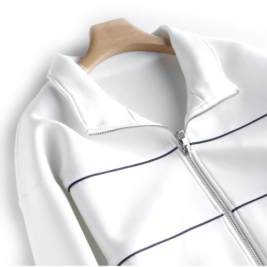 weyo女装时尚空气层拼接撞色设计感罗纹拉链外套881015 商品图4