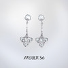 ATELIERSÓ x deepmoss 23AW 合作系列-三花贝母长钥匙耳钉（银） 商品缩略图0