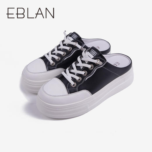 伊伴休闲板鞋包头拖B24220604 商品图4