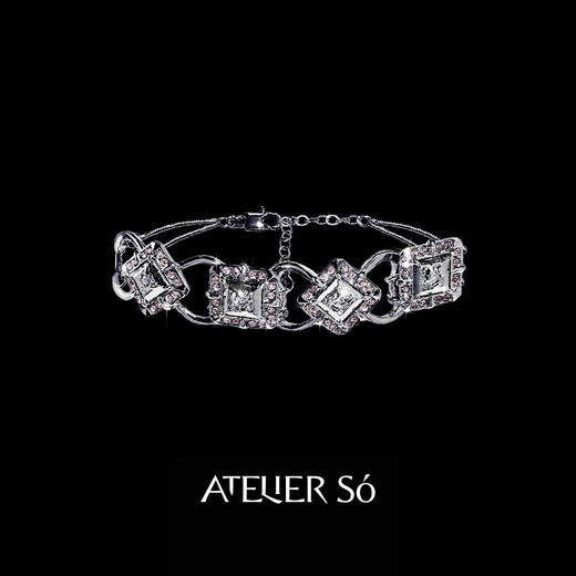 ATELIERSÓ 23AW KARAT 克拉系列-双层克拉满钻手链 商品图0