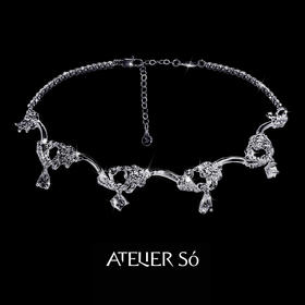 ATELIERSÓ 23AW KARAT 克拉系列-小箭矢拼钻项链