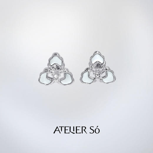 ATELIERSÓ x deepmoss 23AW 合作系列-三花耳钉 商品图4