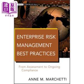 预售 【中商原版】企业风险管理实践 从评估到遵守 丛书 Enterprise Risk Management Best Practices 英文原版 Anne Marchetti