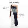 lost in echo2024春季新品设计师品牌长开衩抹胸酸洗牛仔上衣 商品缩略图1