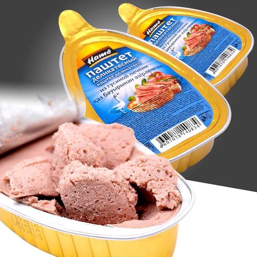 【中欧班列精选】俄罗斯进口彼得牌原味鹅肝酱罐头105g/盒 商品图3