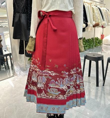 【门店同款】ENJOY春季云敛-云鹤游天马面裙 155950537 商品图0