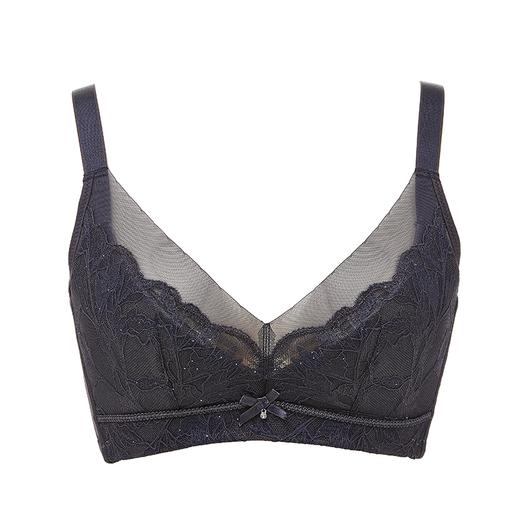 都市丽人舒软挺塑调整型内衣BC薄3/4杯蕾丝塑身文胸四排树脂胶圈LJ32A8 商品图5