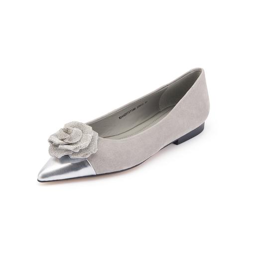 westory2024春季新款低平跟尖头蝴蝶结通勤小皮鞋W24AE57271 商品图2