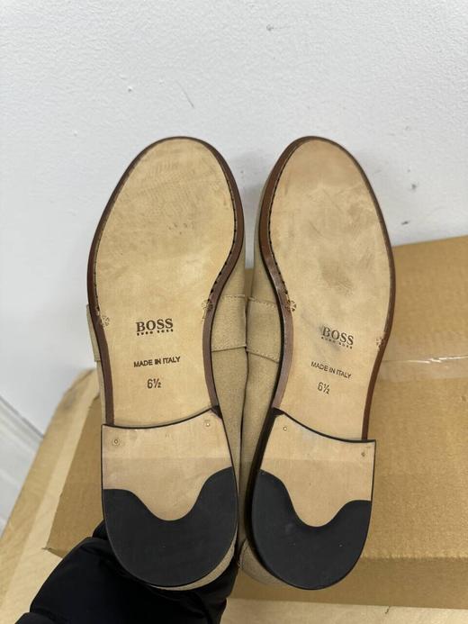 瑕疵HUGO BOSS/胡戈波士 男士英伦风一脚蹬豆豆鞋 商品图4